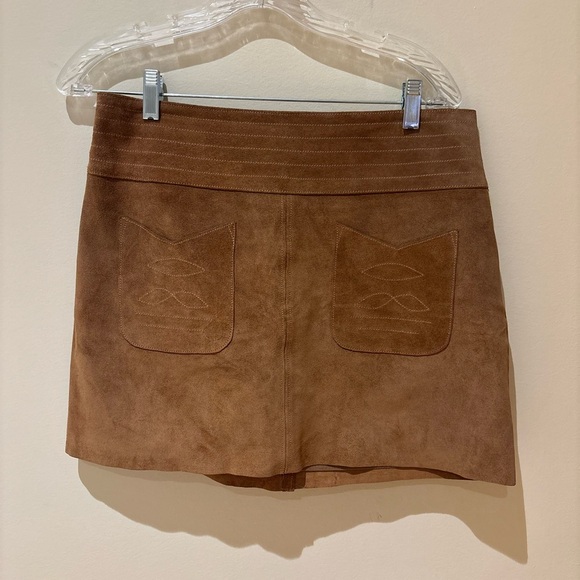 Free People Dresses & Skirts - Free People Brown Mini Skirt Casual Work